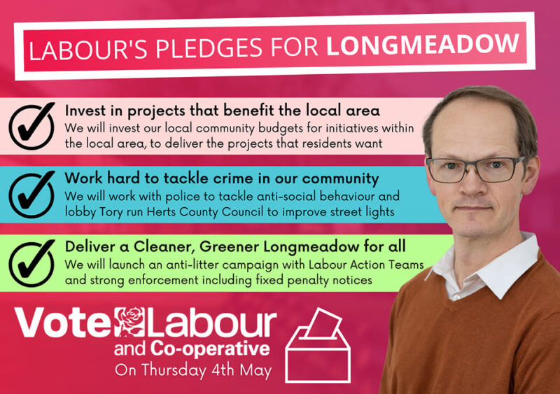 Alistairs pledges for Longmeadow