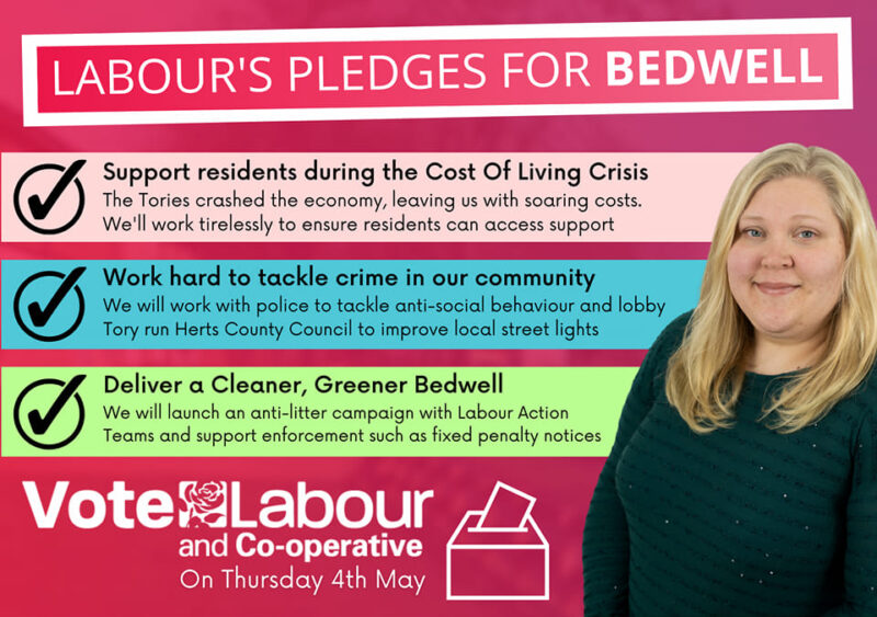 Ellies pledges for Bedwell