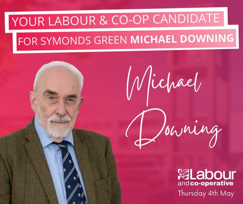 Michael Downing for Symonds Green